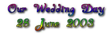 My wedding title